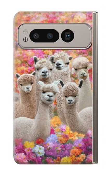 S3916 Alpaca Family Baby Alpaca Case For Google Pixel Fold