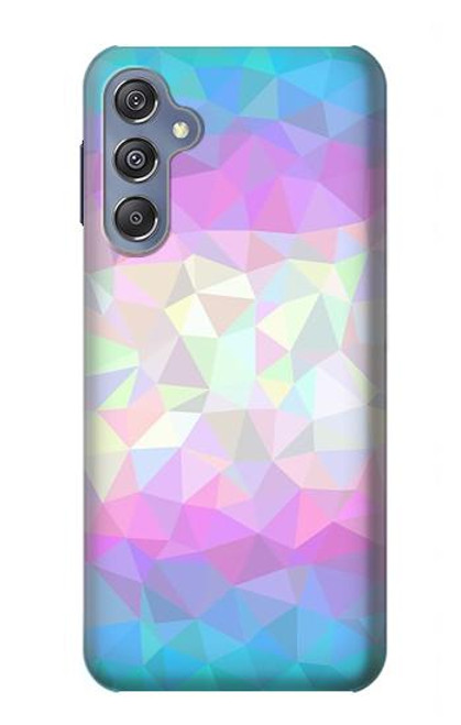 S3747 Trans Flag Polygon Case For Samsung Galaxy M34 5G