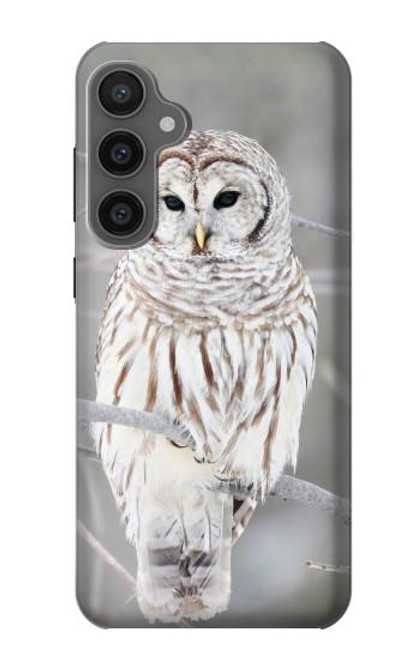 S1566 Snowy Owl White Owl Case For Samsung Galaxy S23 FE