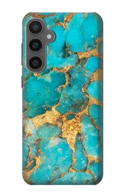 S2906 Aqua Turquoise Stone Case For Samsung Galaxy S23 FE