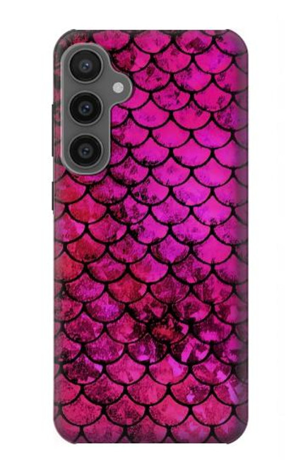 S3051 Pink Mermaid Fish Scale Case For Samsung Galaxy S23 FE