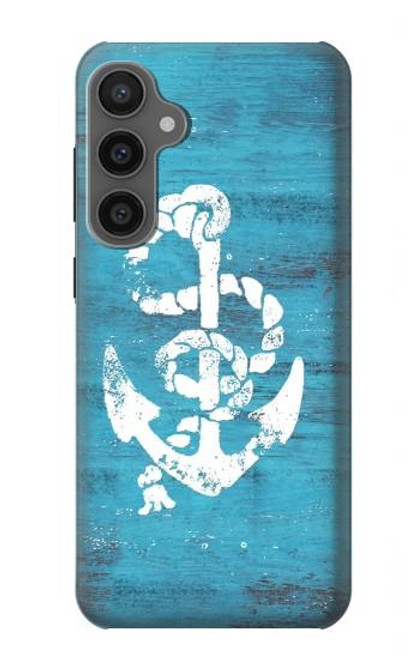 S3053 Marine Anchor Blue Case For Samsung Galaxy S23 FE