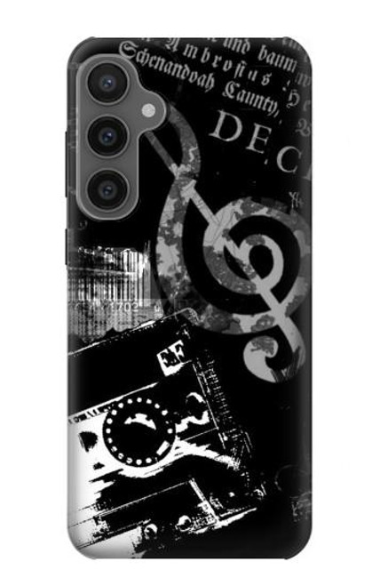 S3197 Music Cassette Note Case For Samsung Galaxy S23 FE