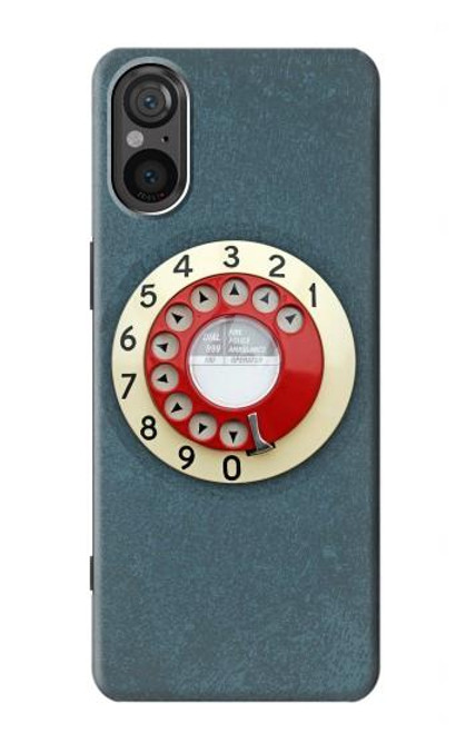 S1968 Rotary Dial Telephone Case For Sony Xperia 5 V