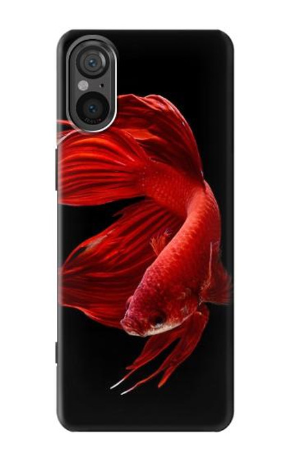 S2092 Red Siamese Fighting Fish Case For Sony Xperia 5 V