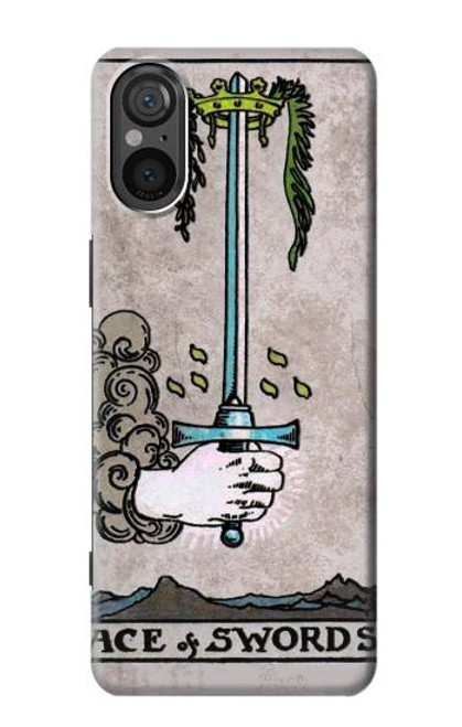 S2482 Tarot Card Ace of Swords Case For Sony Xperia 5 V