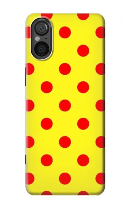 S3526 Red Spot Polka Dot Case For Sony Xperia 5 V