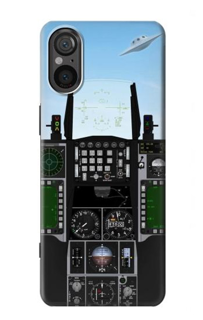 S3933 Fighter Aircraft UFO Case For Sony Xperia 5 V