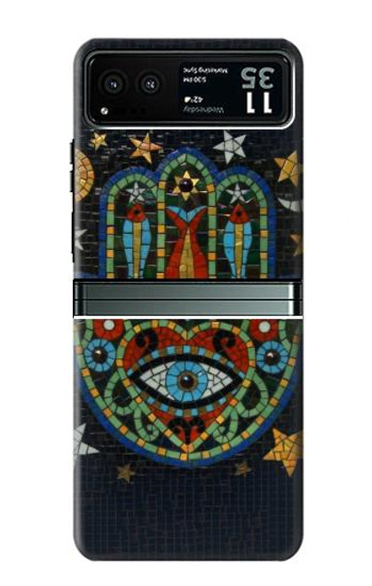 S3175 Hamsa Hand Mosaics Case For Motorola Razr 40
