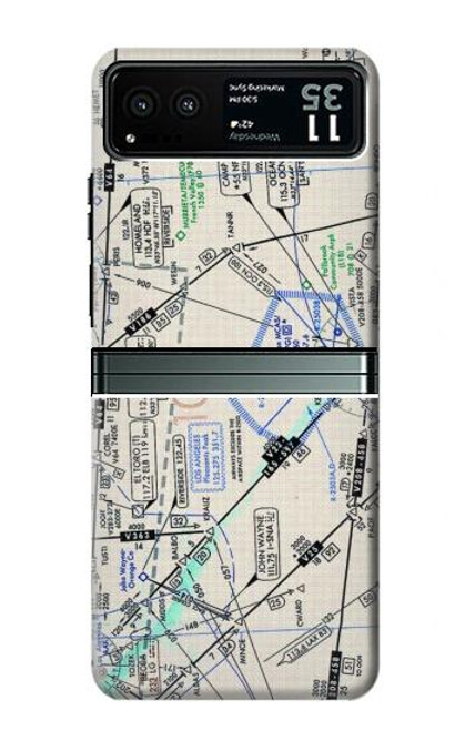 S3882 Flying Enroute Chart Case For Motorola Razr 40