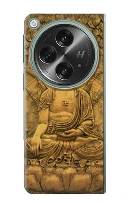 S2452 Buddha Bas Relief Art Graphic Printed Case For OnePlus OPEN