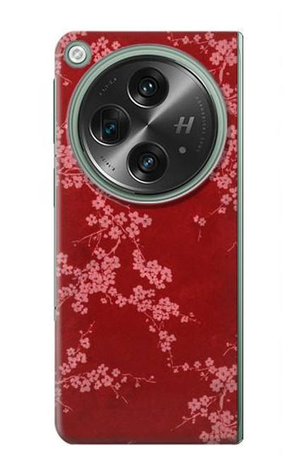 S3817 Red Floral Cherry blossom Pattern Case For OnePlus OPEN