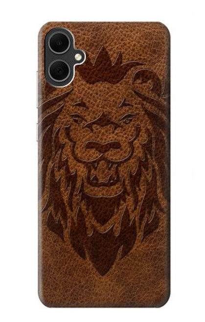 S2529 Leo Zodiac Tattoo Brown Graphic Print Case For Samsung Galaxy A05