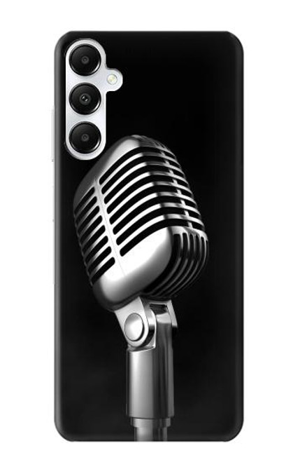 S1672 Retro Microphone Jazz Music Case For Samsung Galaxy A05s