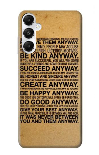 S2513 Mother Teresa Anyway Quotes Case For Samsung Galaxy A05s