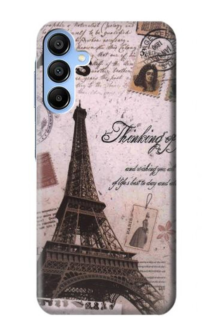 S2211 Paris Postcard Eiffel Tower Case For Samsung Galaxy A15 5G