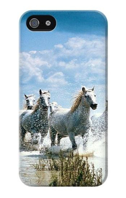S0250 White Horse 2 Case For iPhone 5 5S SE