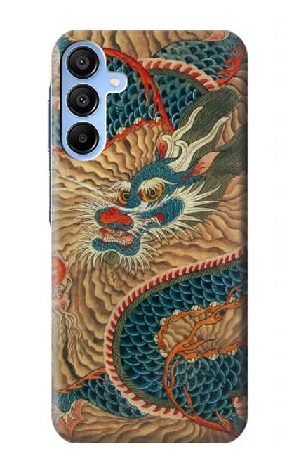 S3541 Dragon Cloud Painting Case For Samsung Galaxy A15 5G