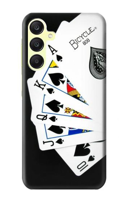 S1078 Poker Royal Straight Flush Case For Samsung Galaxy A25 5G