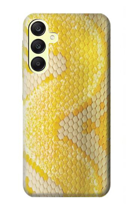 S2713 Yellow Snake Skin Graphic Printed Case For Samsung Galaxy A25 5G