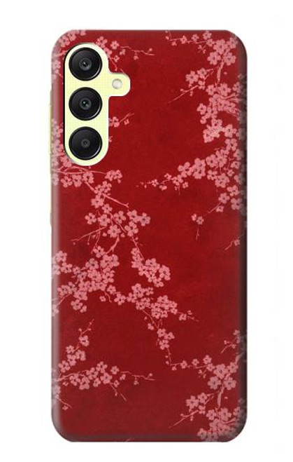 S3817 Red Floral Cherry blossom Pattern Case For Samsung Galaxy A25 5G