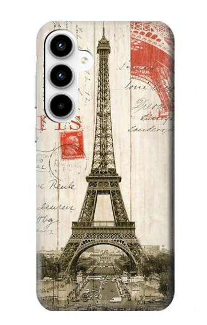S2108 Eiffel Tower Paris Postcard Case For Samsung Galaxy A35 5G