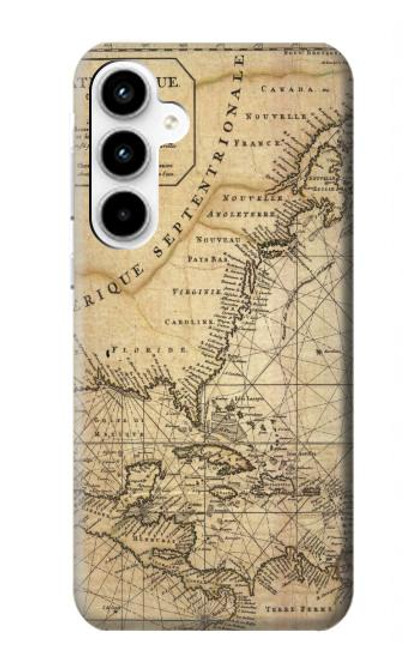 S2506 Exploration North America Map Case For Samsung Galaxy A35 5G