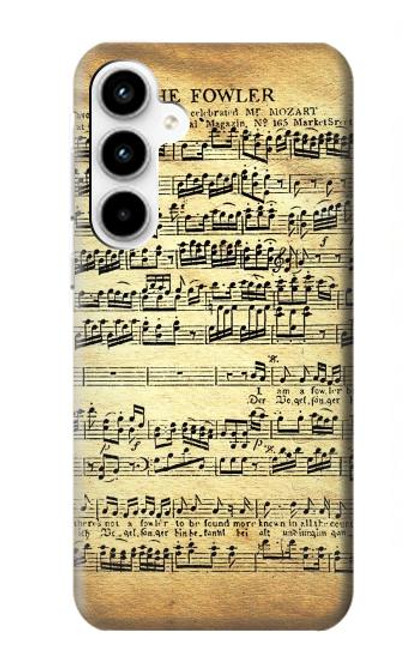 S2667 The Fowler Mozart Music Sheet Case For Samsung Galaxy A35 5G