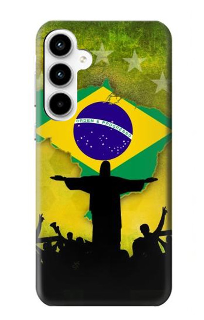 S2981 Brazil Football Soccer Case For Samsung Galaxy A35 5G