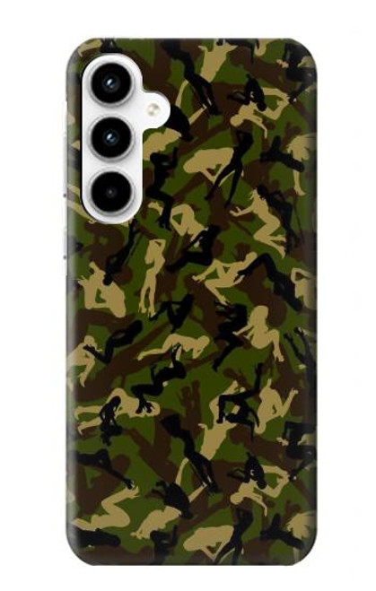 S3356 Sexy Girls Camo Camouflage Case For Samsung Galaxy A35 5G