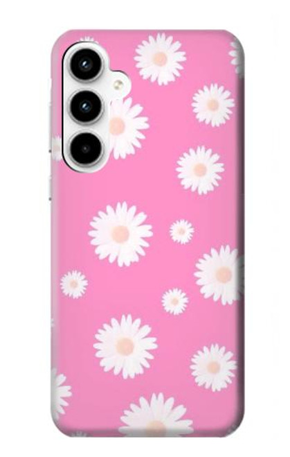 S3500 Pink Floral Pattern Case For Samsung Galaxy A35 5G