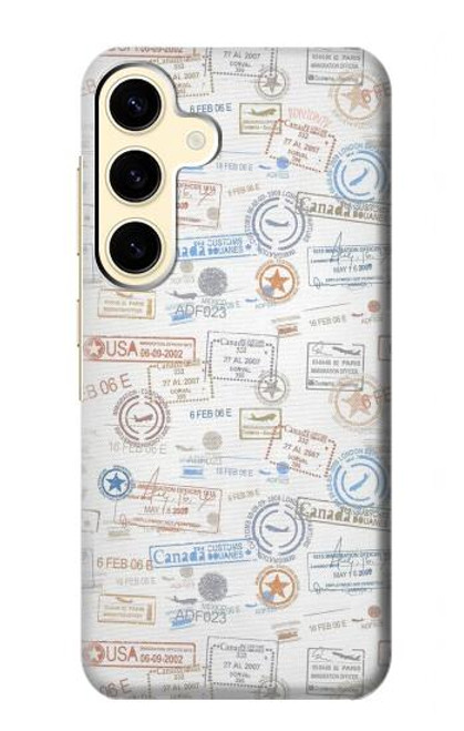 S3903 Travel Stamps Case For Samsung Galaxy S24