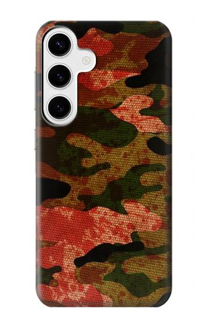 S3393 Camouflage Blood Splatter Case For Samsung Galaxy S24 Plus