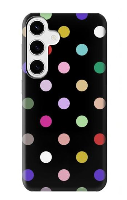 S3532 Colorful Polka Dot Case For Samsung Galaxy S24 Plus