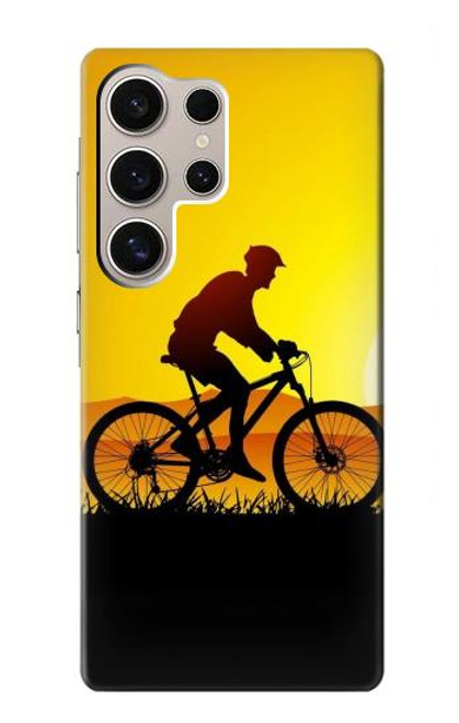 S2385 Bicycle Bike Sunset Case For Samsung Galaxy S24 Ultra