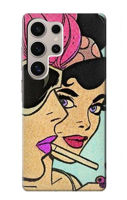 S3171 Girls Pop Art Case For Samsung Galaxy S24 Ultra