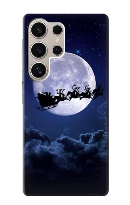 S3508 Xmas Santa Moon Case For Samsung Galaxy S24 Ultra