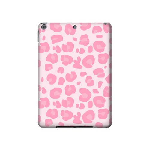 S2213 Pink Leopard Pattern Hard Case For iPad 10.2 (2021,2020,2019), iPad 9 8 7