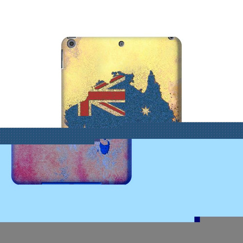 S2494 Australia Flag Map Rock Texture Hard Case For iPad 10.2 (2021,2020,2019), iPad 9 8 7