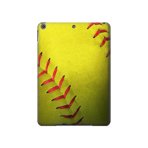 S3031 Yellow Softball Ball Hard Case For iPad 10.2 (2021,2020,2019), iPad 9 8 7