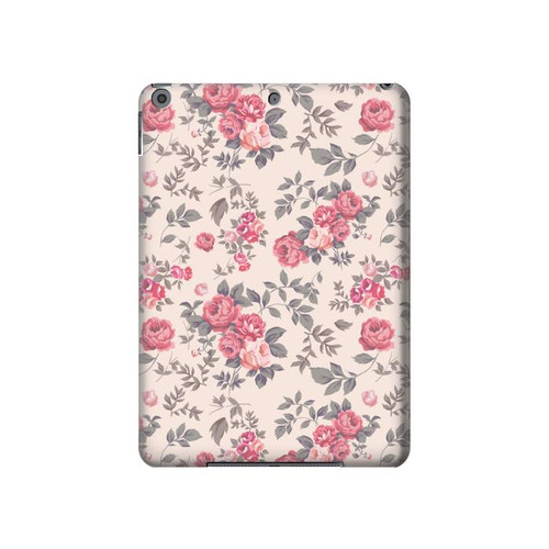 S3095 Vintage Rose Pattern Hard Case For iPad 10.2 (2021,2020,2019), iPad 9 8 7