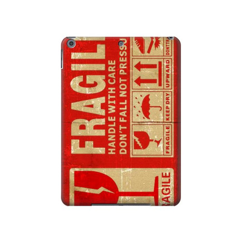 S3552 Vintage Fragile Label Art Hard Case For iPad 10.2 (2021,2020,2019), iPad 9 8 7