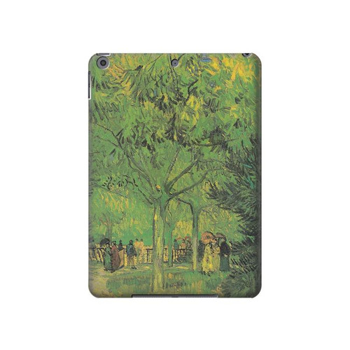 S3748 Van Gogh A Lane in a Public Garden Hard Case For iPad 10.2 (2021,2020,2019), iPad 9 8 7