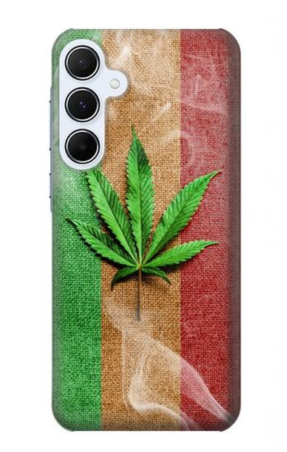 S2109 Smoke Reggae Rasta Flag Case For Samsung Galaxy A55 5G