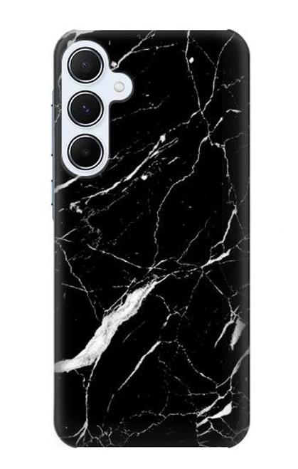 S2895 Black Marble Graphic Printed Case For Samsung Galaxy A55 5G