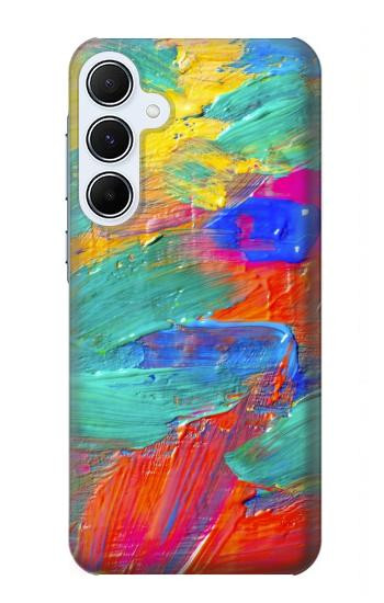 S2942 Brush Stroke Painting Case For Samsung Galaxy A55 5G