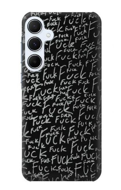 S3478 Funny Words Blackboard Case For Samsung Galaxy A55 5G