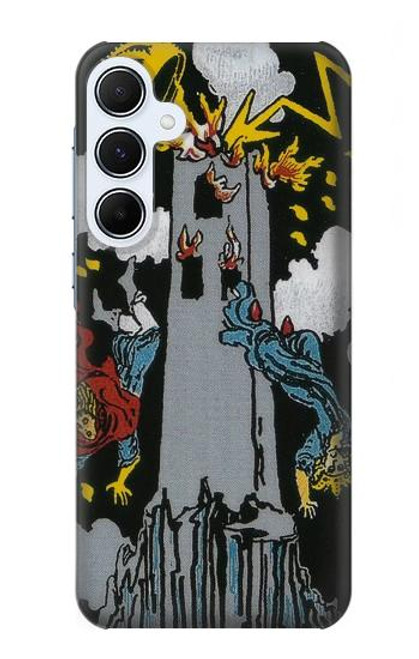 S3745 Tarot Card The Tower Case For Samsung Galaxy A55 5G