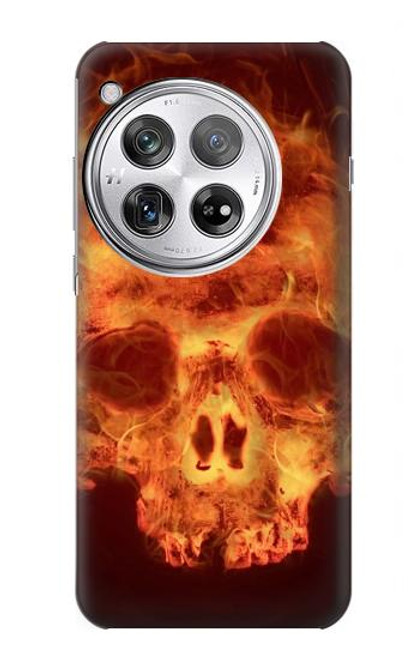 S3881 Fire Skull Case For OnePlus 12