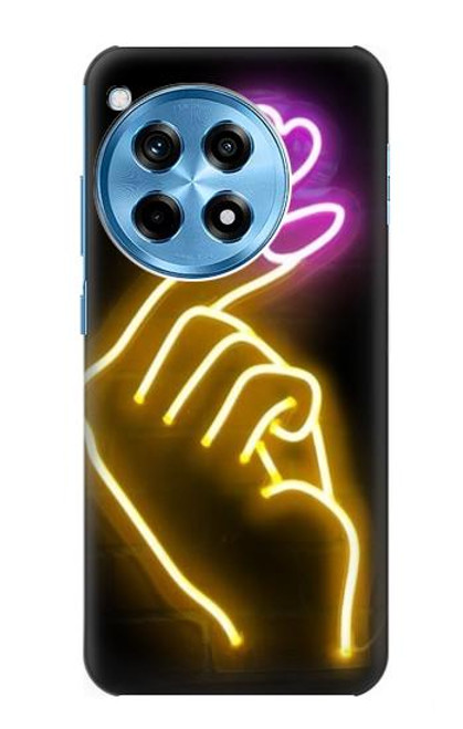 S3512 Cute Mini Heart Neon Graphic Case For OnePlus 12R